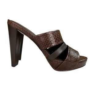 Cole Haan Brown Platform Sandals